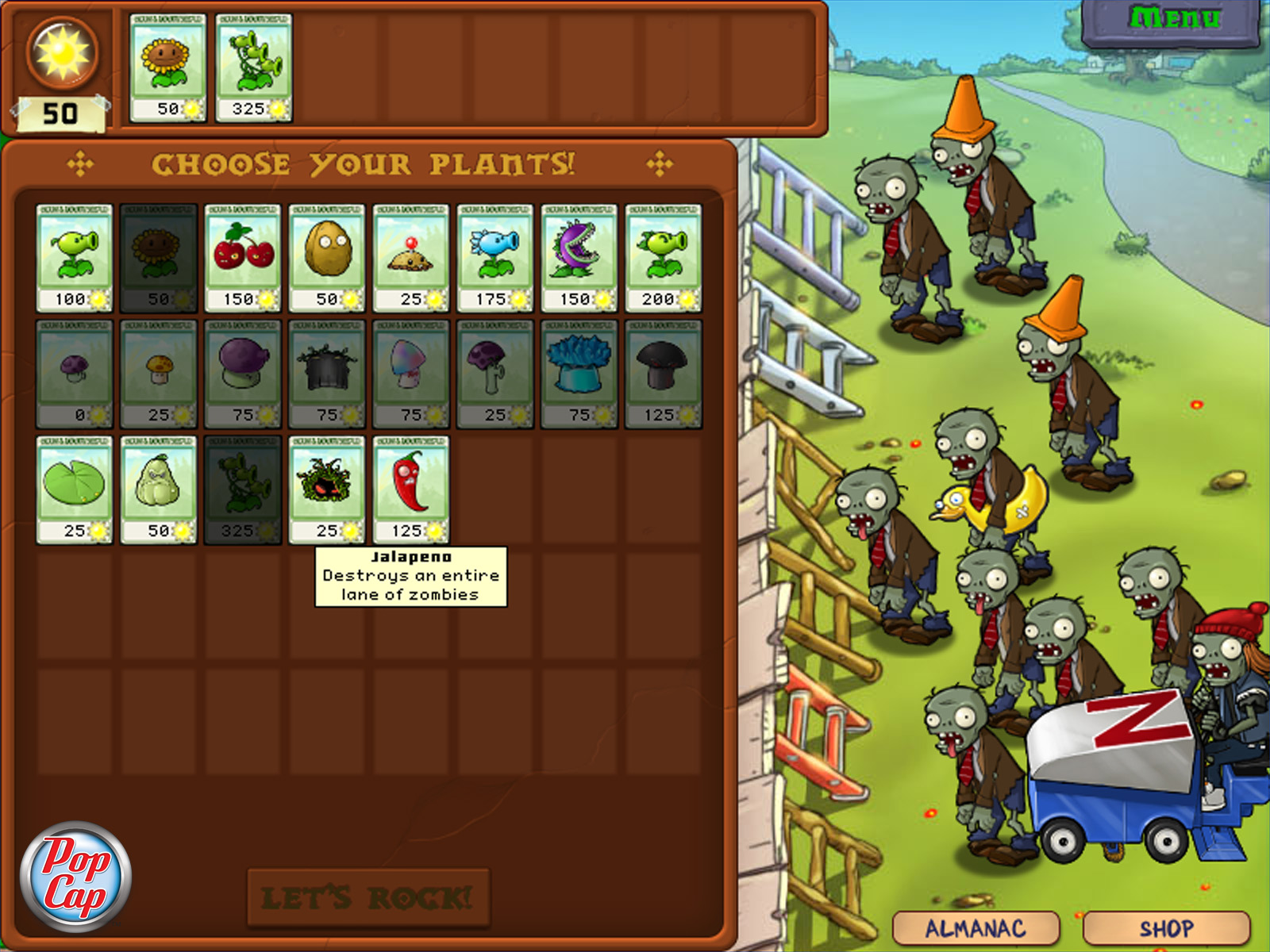 thumbnail image 2 of Plants Vs. Zombies Game Of The Year Edition - Award-Winning PC Game With Bonus Content 2 of 14