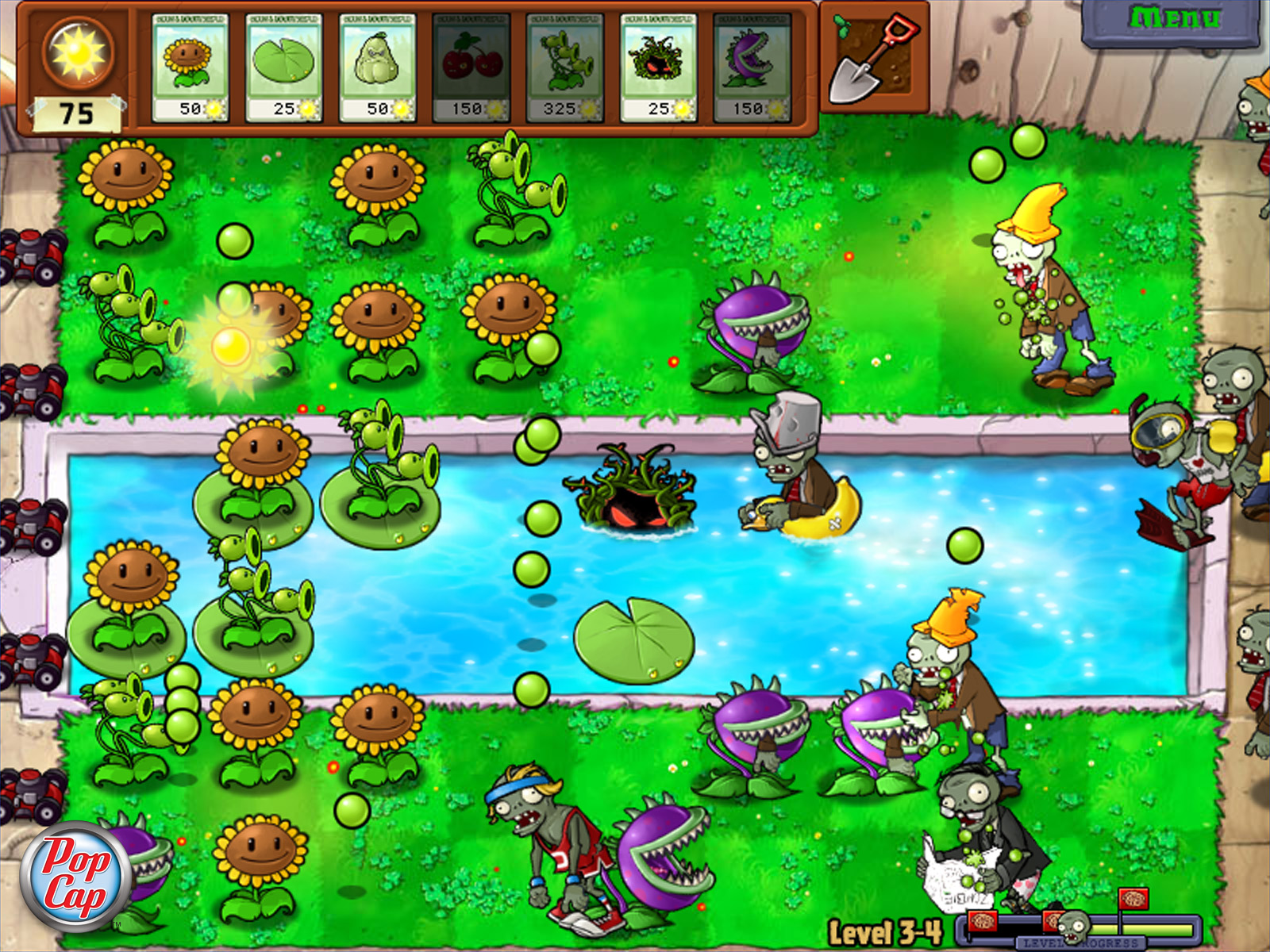 PLANTS VS ZOMBIES 2 TD free online game on