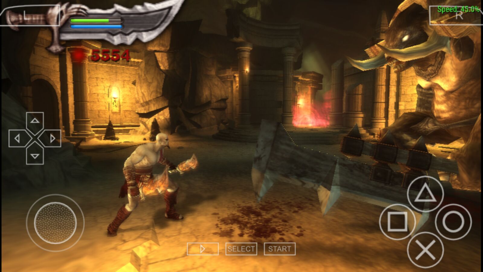 ppsspp god of war chains of olympus pc lag