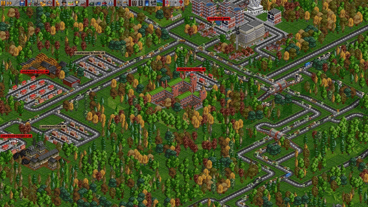 OpenTTD - Versão gratuita do jogo Transport Tycoon Deluxe