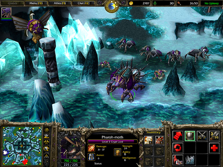 warcraft iii frozen throne how campaign starts