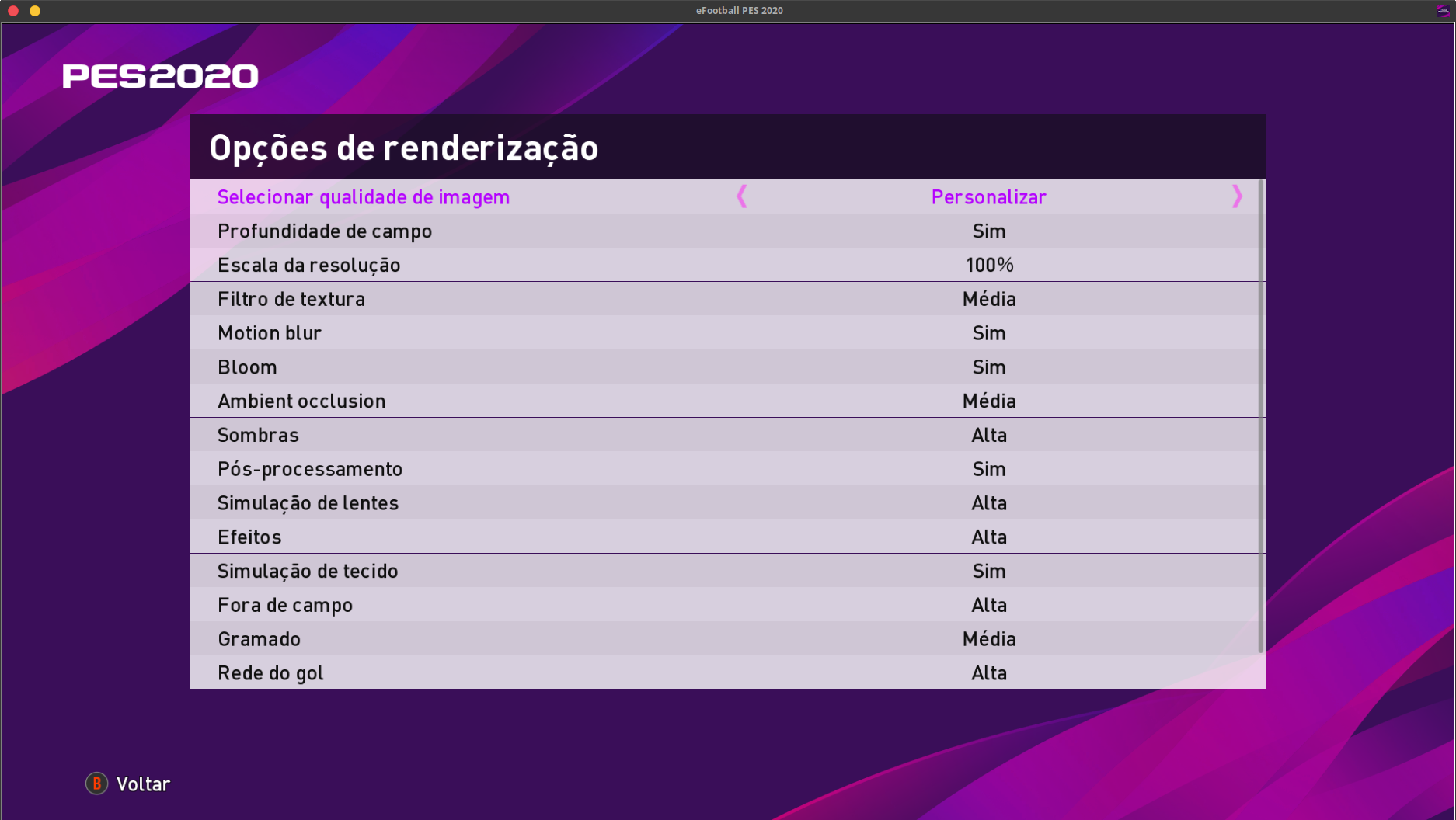 where to find pes demo settings