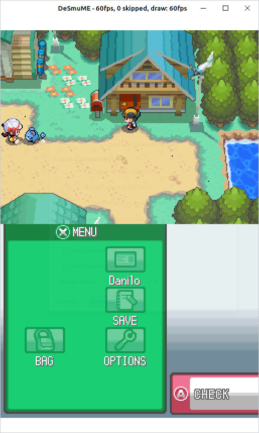 User Interface in Pokemon HeartGold