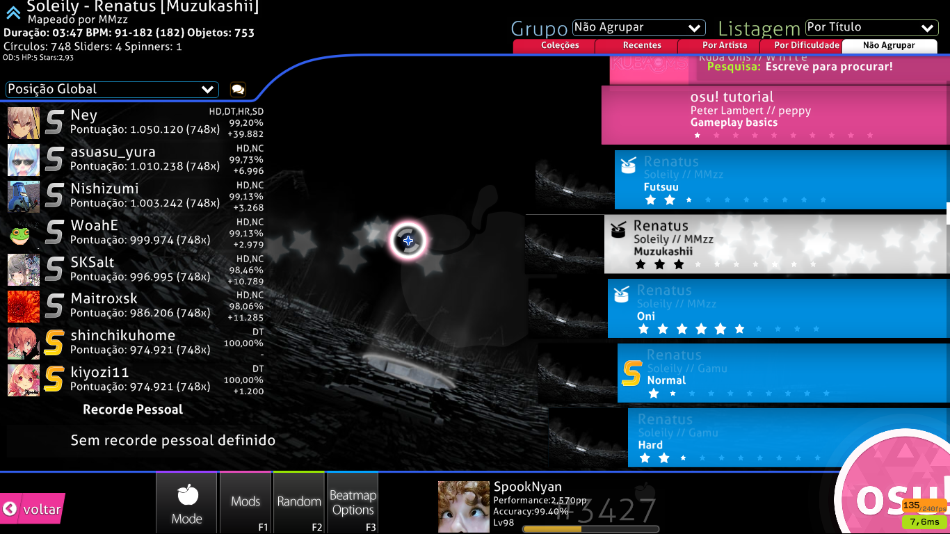 bahamete is online and playing osu! : r/osugame