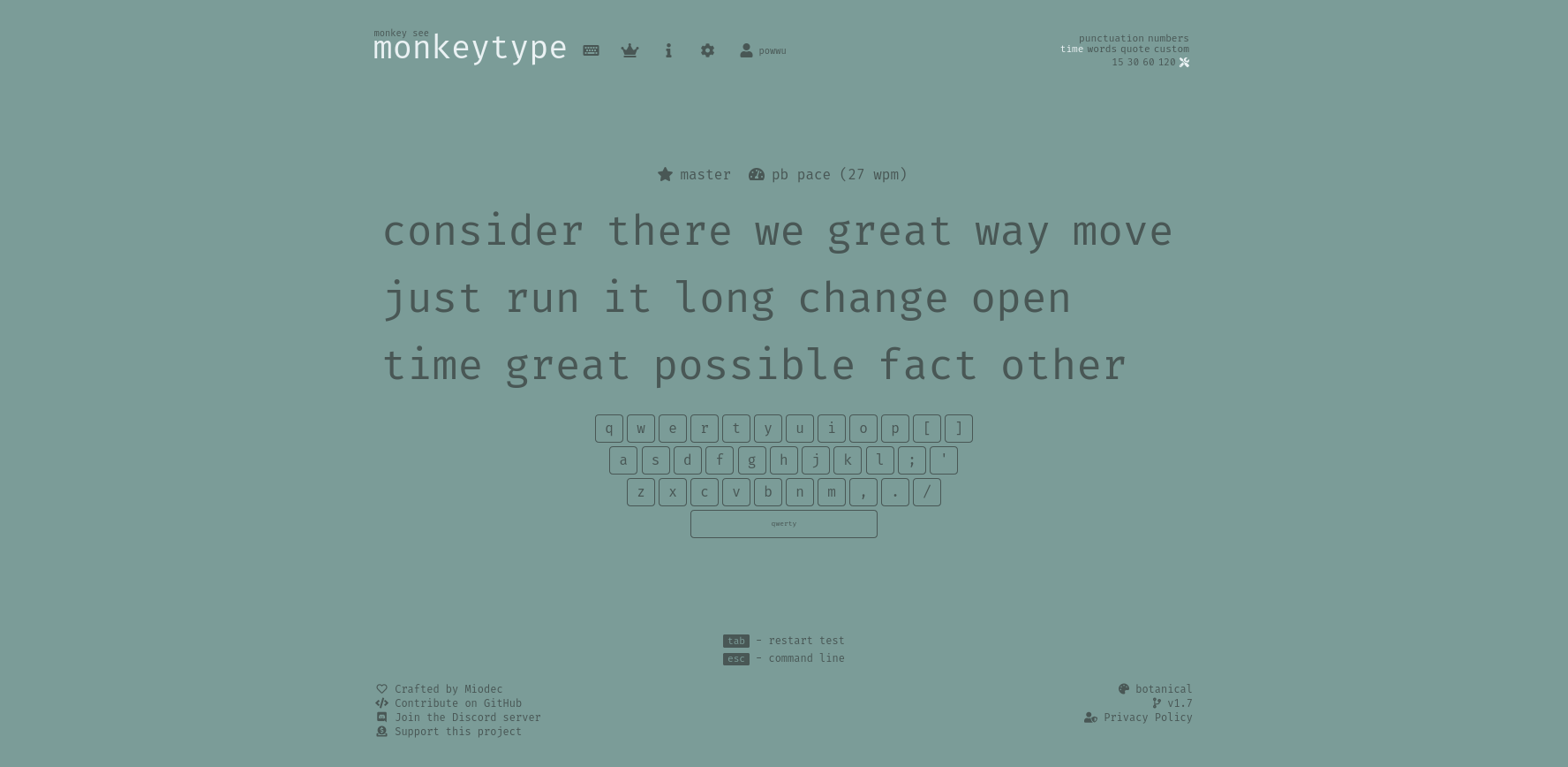 Monkeytype · GitHub