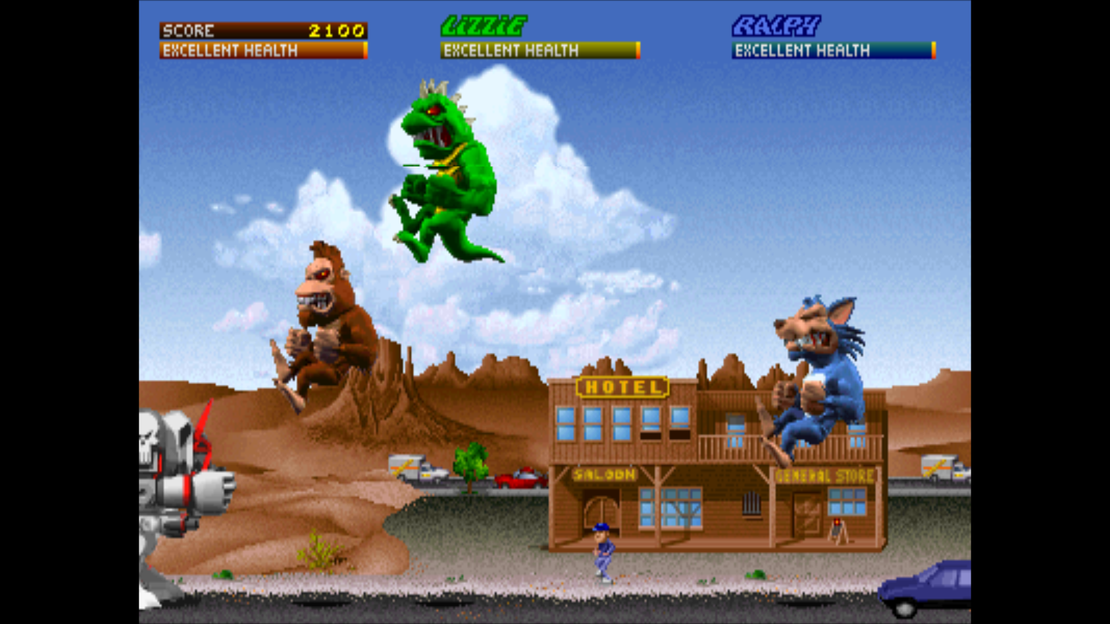 monster rampage ps1