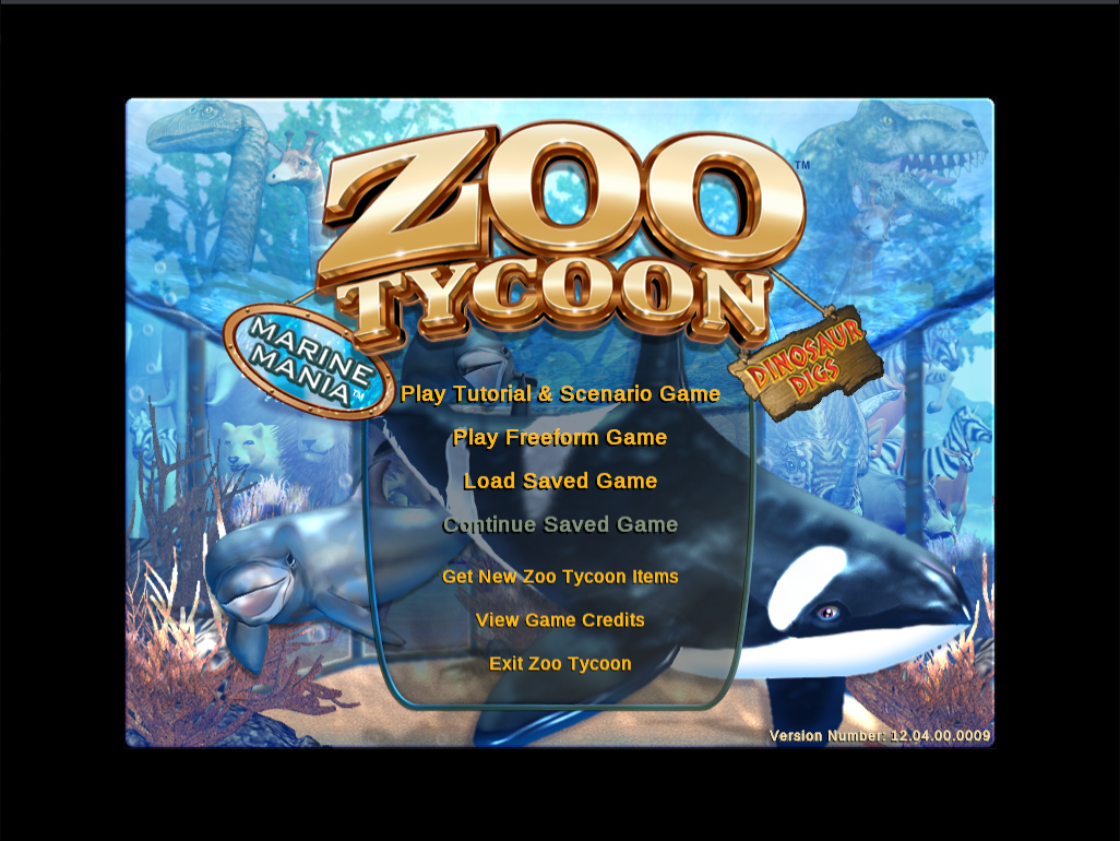 zoo tycoon 1 main menu music