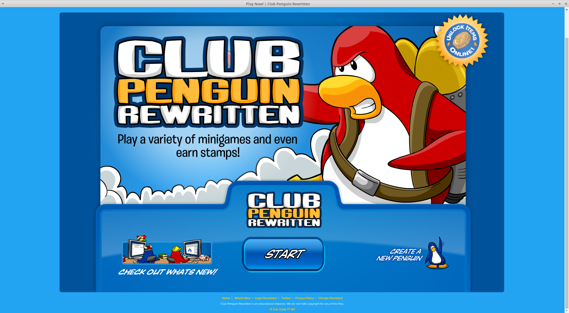 Club Penguin Rewritten - Lutris