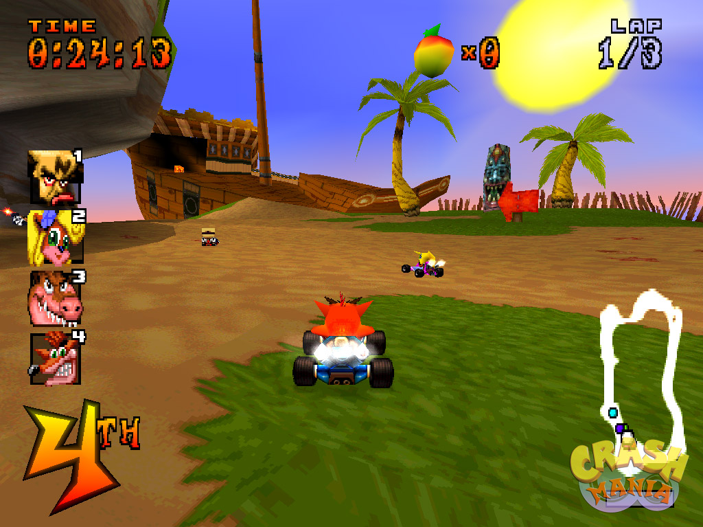 ctr crash team racing ps1 descargar