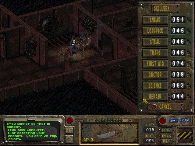 fallout 1 character creation