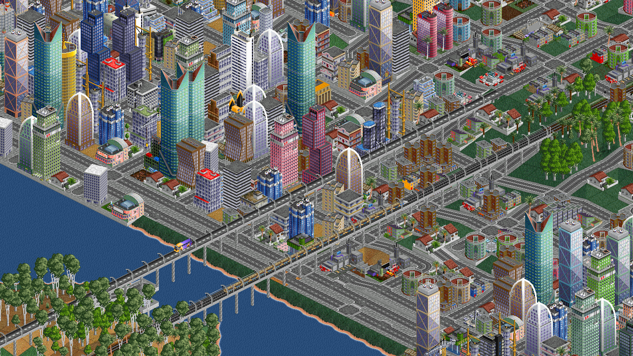 OpenTTD - Versão gratuita do jogo Transport Tycoon Deluxe