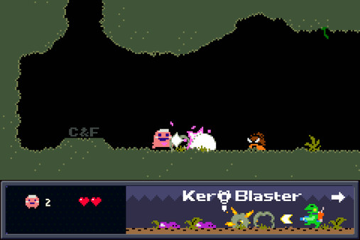 Kero Blaster prologue demo Pink Hour released by Studio Pixel