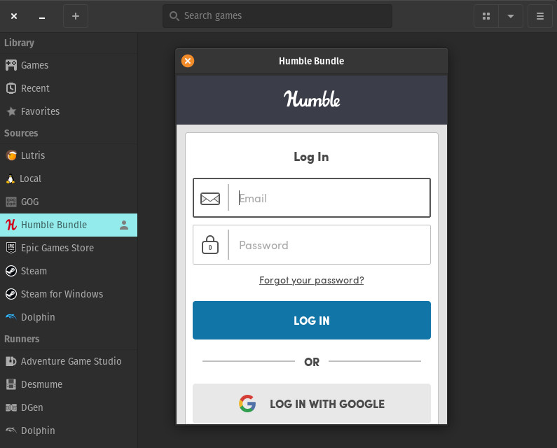 Epic Games Store, Log in with Google? - Support - Lutris Forums